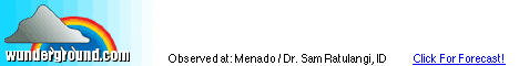 Click for Manado, Indonesia Forecast