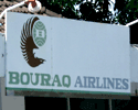 Bouraq Airlines in Manado city